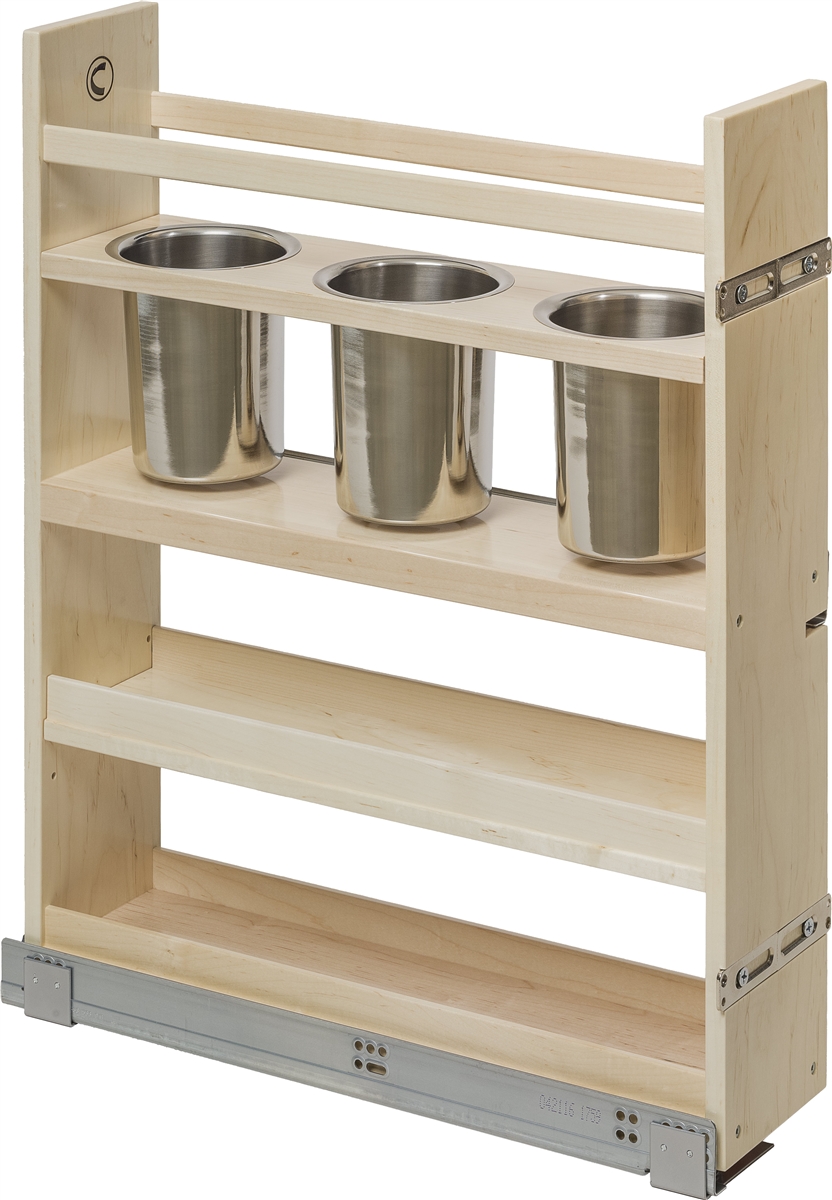 Pull Out Spice Rack Organizer, Upperslide Cabinet Pullouts Large