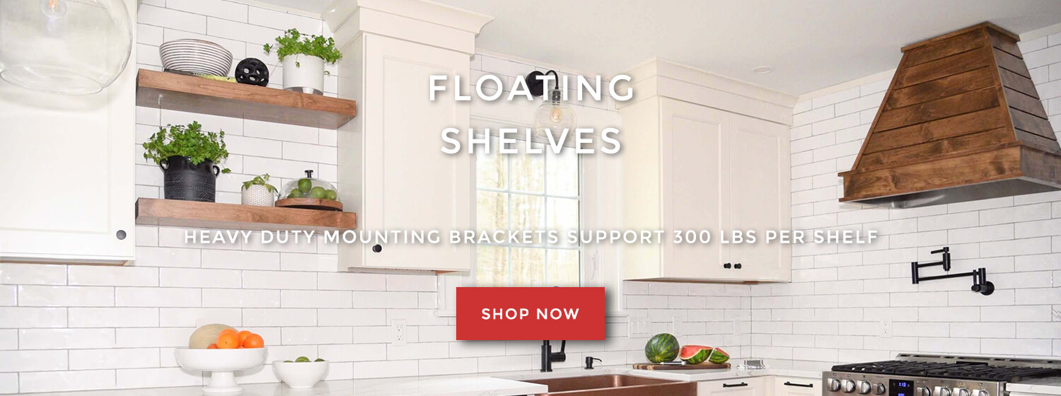 Wood Range Hoods, Floating Shelves, Cabinet Accessories, Appliances